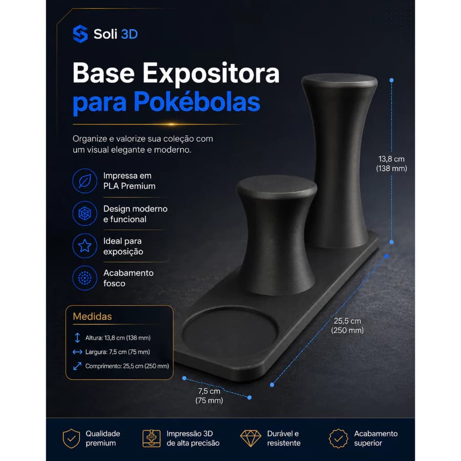 Base Expositora Tripla